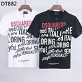 Wholesale Dsquared2 men's t shirts Cheap Dsquared2 ICON UNISEX Slim Fit T-Shirts 9
