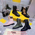 Fendi Fendi Rockoko combat boots Wholesaler Fendi boots Fendi leather boots 