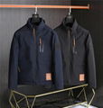 Louis Vuitton Monogram Bomber Jacket Coat Cheap Louis Vuitton Men's Down jackets