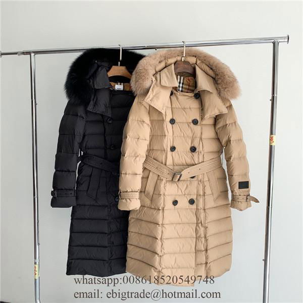 Burberry Womens Hooded Parka Quilted Puffer Down Coat Jacket