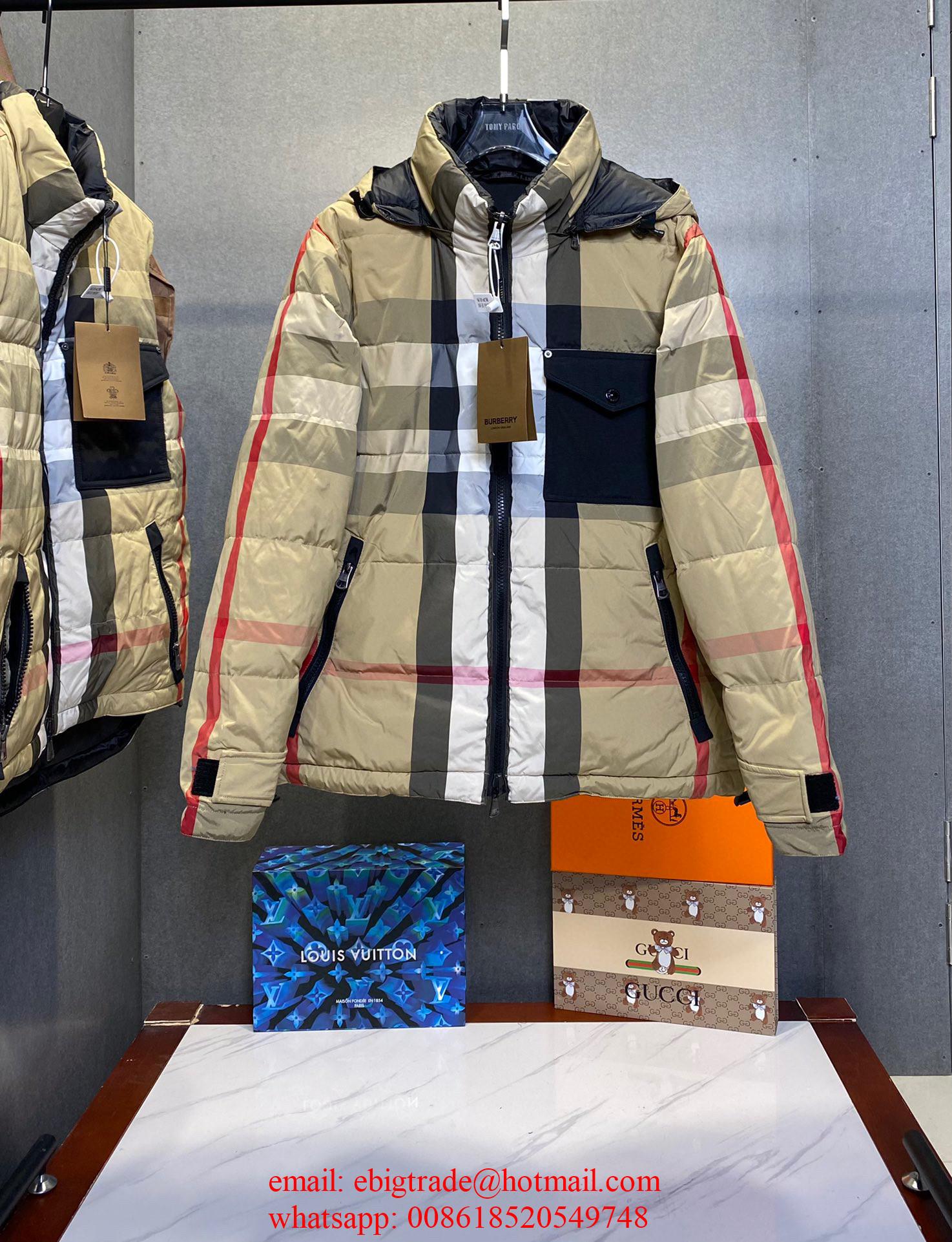 mens burberry down jacket