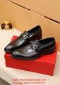 Wholesaler Salvatore Ferragamo Dress Shoes Men Ferragamo Leather shoes Price