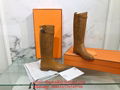 Hermes Leather Tall riding Boots Hermes Calfskin Jumping Boots Hermes Boots