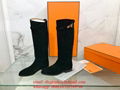 Hermes Leather Tall riding Boots Hermes Calfskin Jumping Boots Hermes Boots