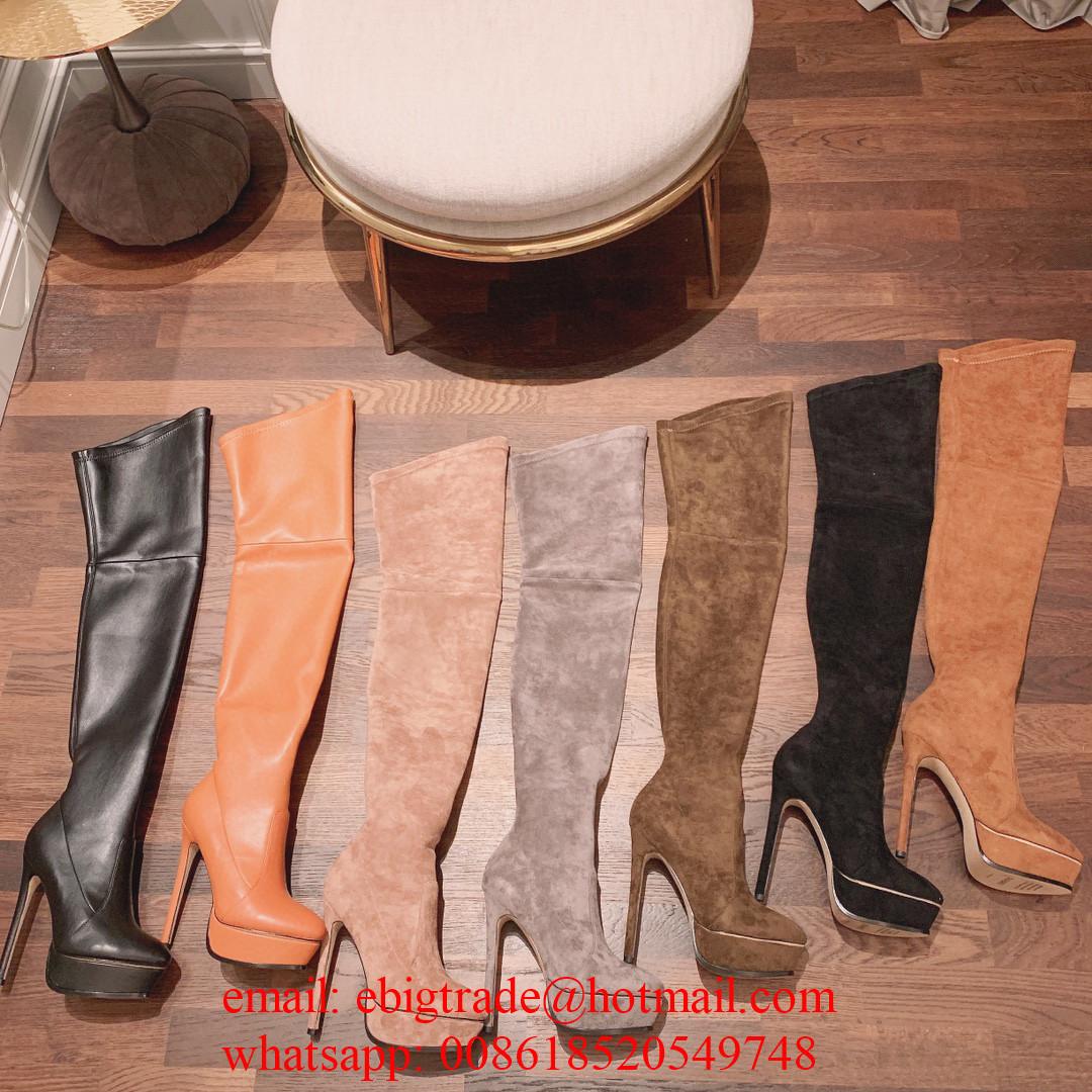 Cheap Casadei Blade Overknee Suede Thigh High Boots Casadei ankle boots Women