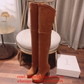 Cheap Casadei Blade Overknee Suede Thigh High Boots Casadei ankle boots Women