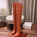 Cheap Casadei Blade Overknee Suede Thigh High Boots Casadei ankle boots Women 10