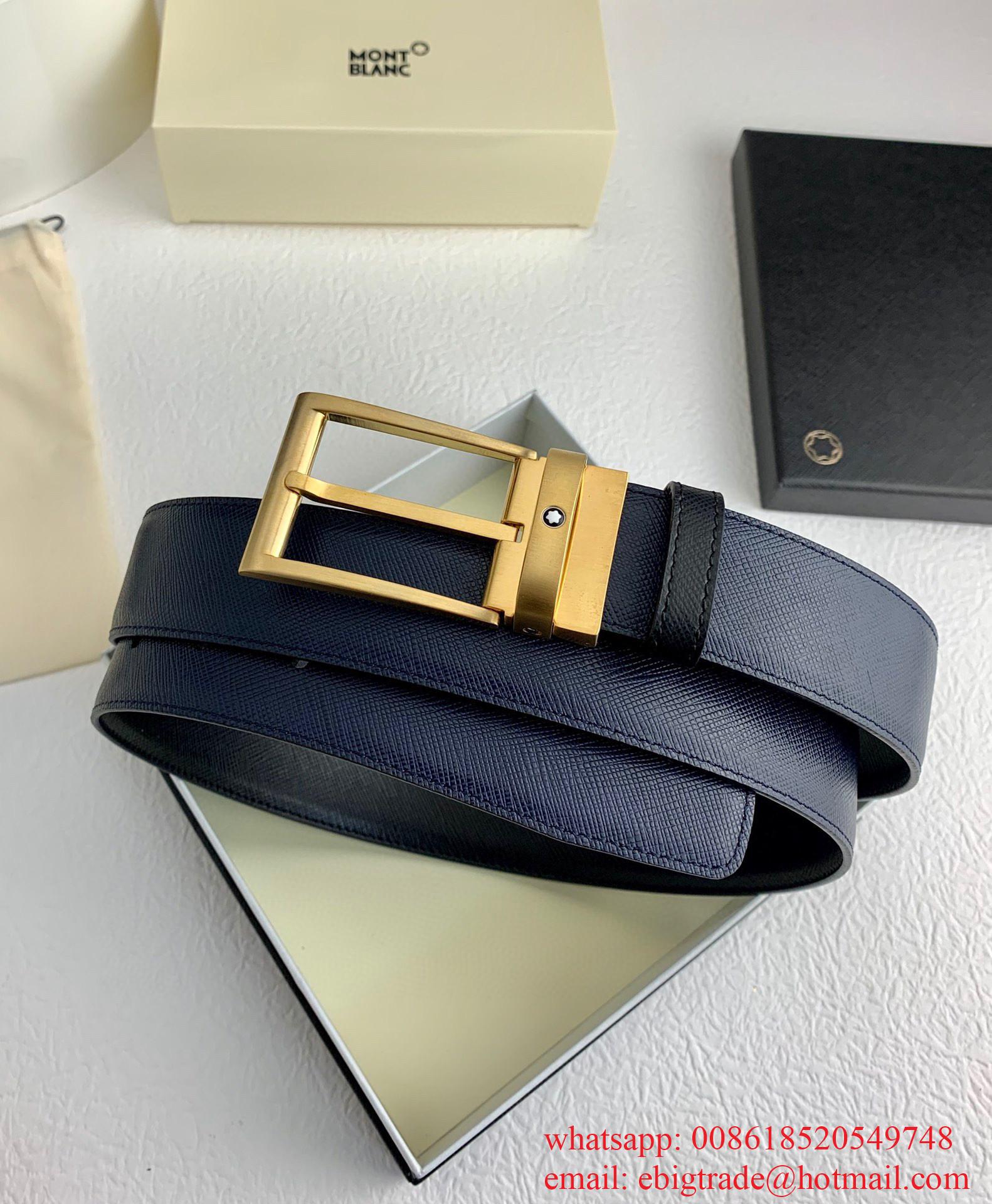 Montblanc leather belt