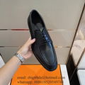 Cheap Hermes Dress Shoes for men Hermes Leather Shoes Discount Mens Hermes shoes
