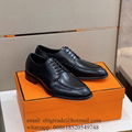 Cheap Hermes Dress Shoes for men Hermes Leather Shoes Discount Mens Hermes shoes