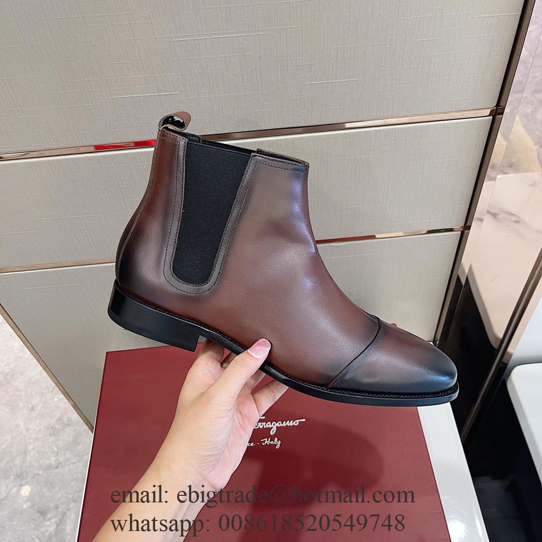 Wholesaler Salvatore           leather Boots for men           Ankle Boots Shoes 6