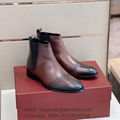 Wholesaler Salvatore Ferragamo leather Boots for men Ferragamo Ankle Boots Shoes