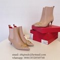 Wholesale           Garavani Rockstud Leather Boots           High heel Boots  14