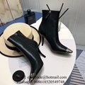 Cheap Saint Laurent Ankle Boots Discount Saint Laurent Leather boots Shoes 4