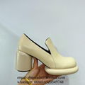 Jil Sander Womens Leather Shoes Chunky Heels Cheap Jil Sander Womens Boots Price 12