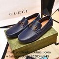 Wholesaler Gucci leather shoes Men's Gucci Horsebit loafers Gucci Driving Shoes