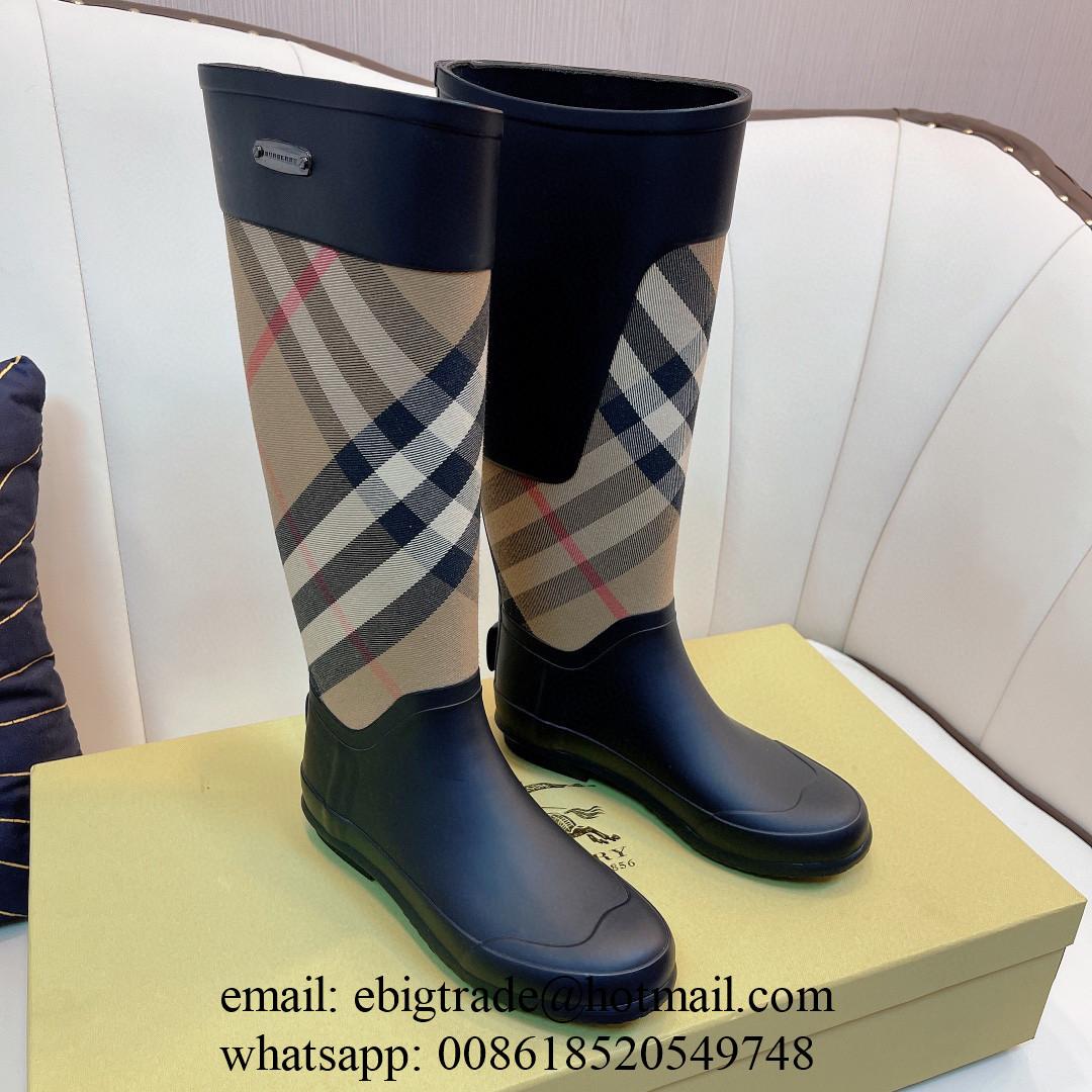 Wholesale          Boots          Women’s House Check Rubber Rain Boots Shoes 2