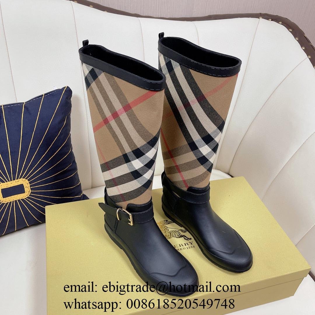 Wholesale          Boots          Women’s House Check Rubber Rain Boots Shoes 3