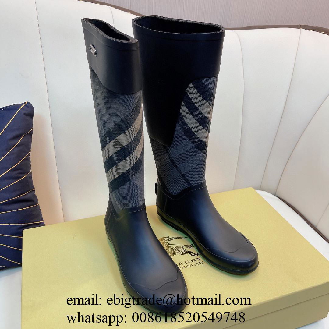 Wholesale          Boots          Women’s House Check Rubber Rain Boots Shoes 4
