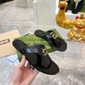 Wholesaler       Womens Sandals       GG Marmont Leather Flip Flop Thong Sandals 4