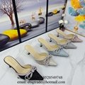 mach-mach PVC Sandals mach-mach Silk Satin Pumps Mach mach heeled mules Shoes 7