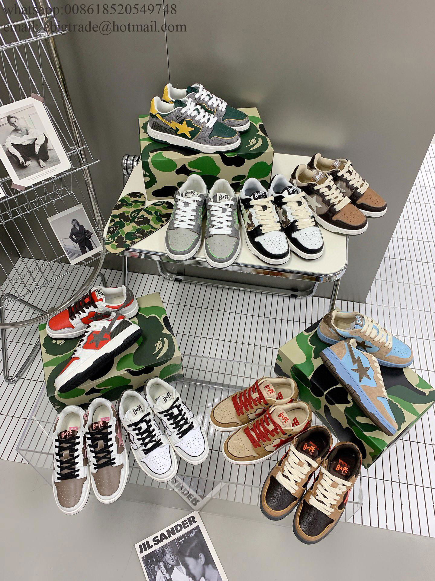 Wholesaler Bape Sneakers Cheap Bape Sta Bapesta Shoes Men Bape Trainers Shoes 2