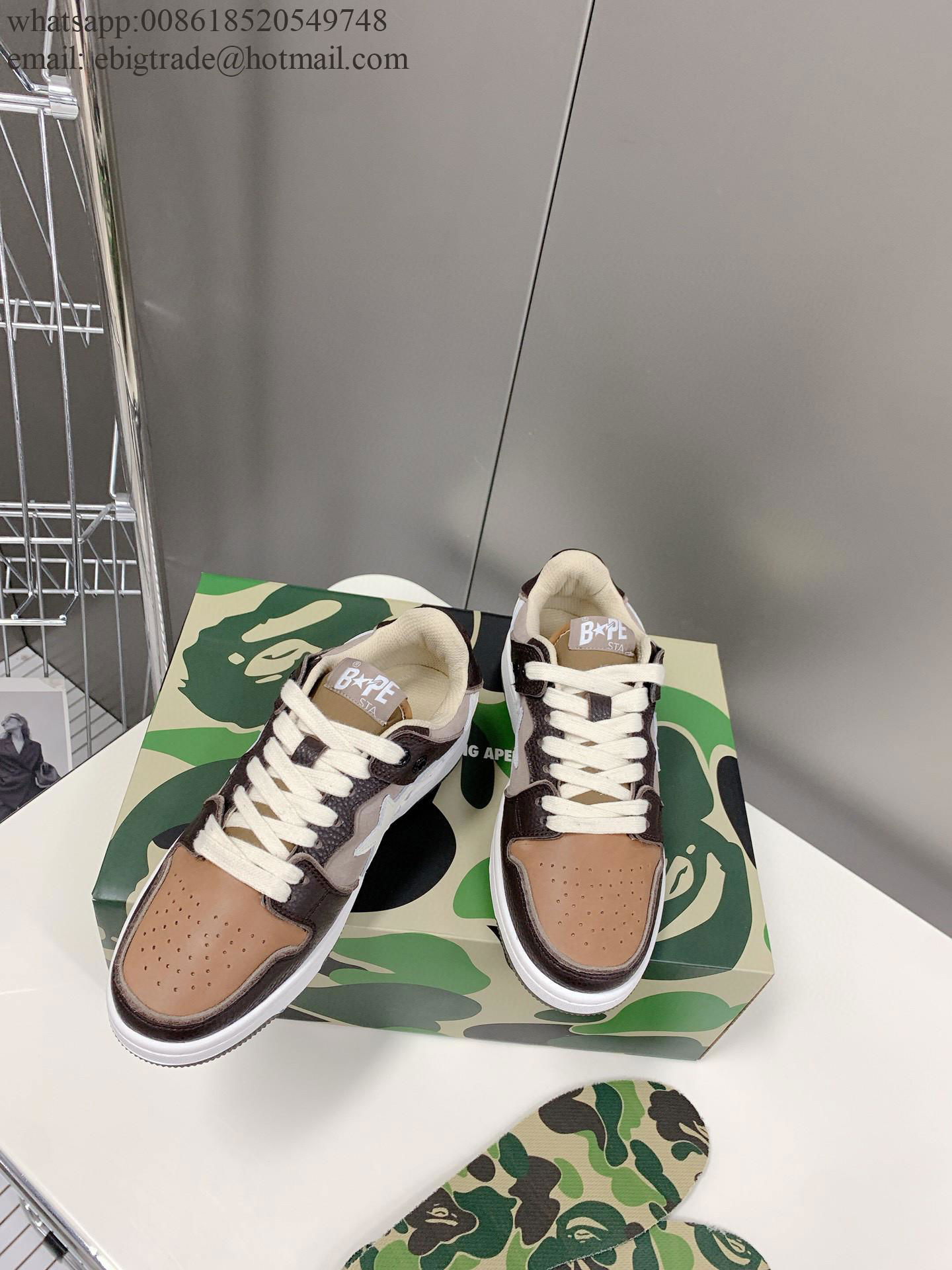 Wholesaler Bape Sneakers Cheap Bape Sta Bapesta Shoes Men Bape Trainers Shoes 4