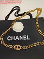 Wholesaler Cha-nel COCO Brand Metal Chain Belt CC Gold Vintage Chain Belt