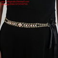 Wholesaler Cha-nel COCO Brand Metal Chain Belt CC Gold Vintage Chain Belt