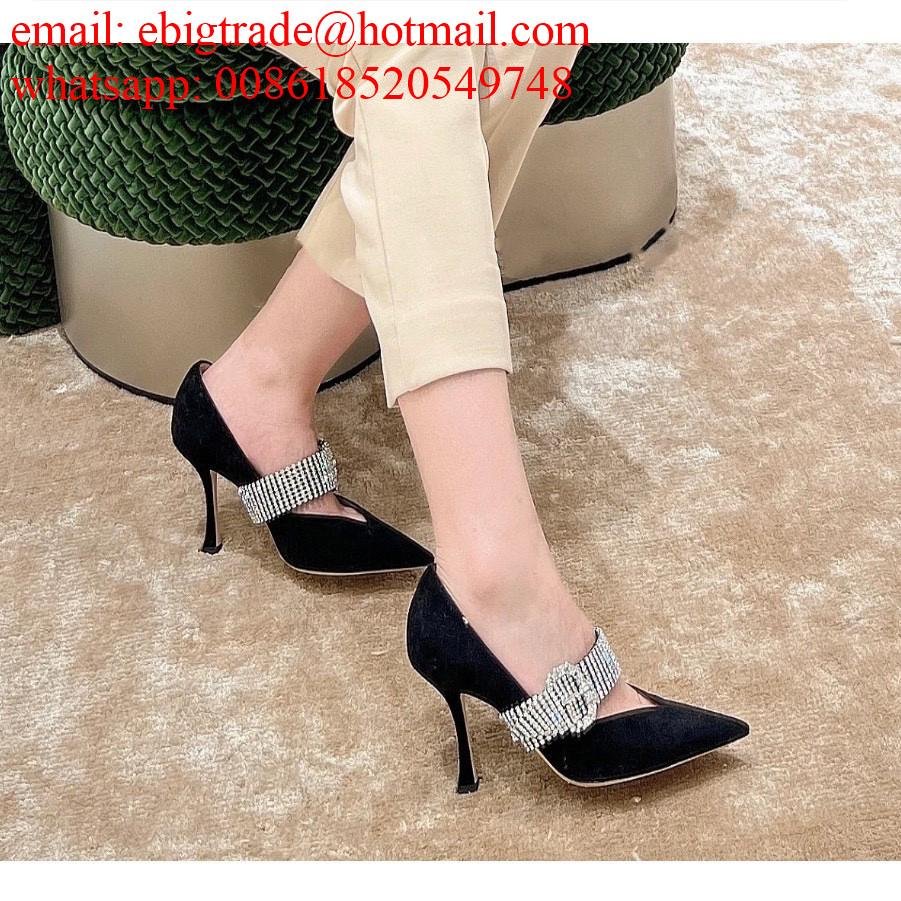 Cheap            Pumps            embellished satin Mules