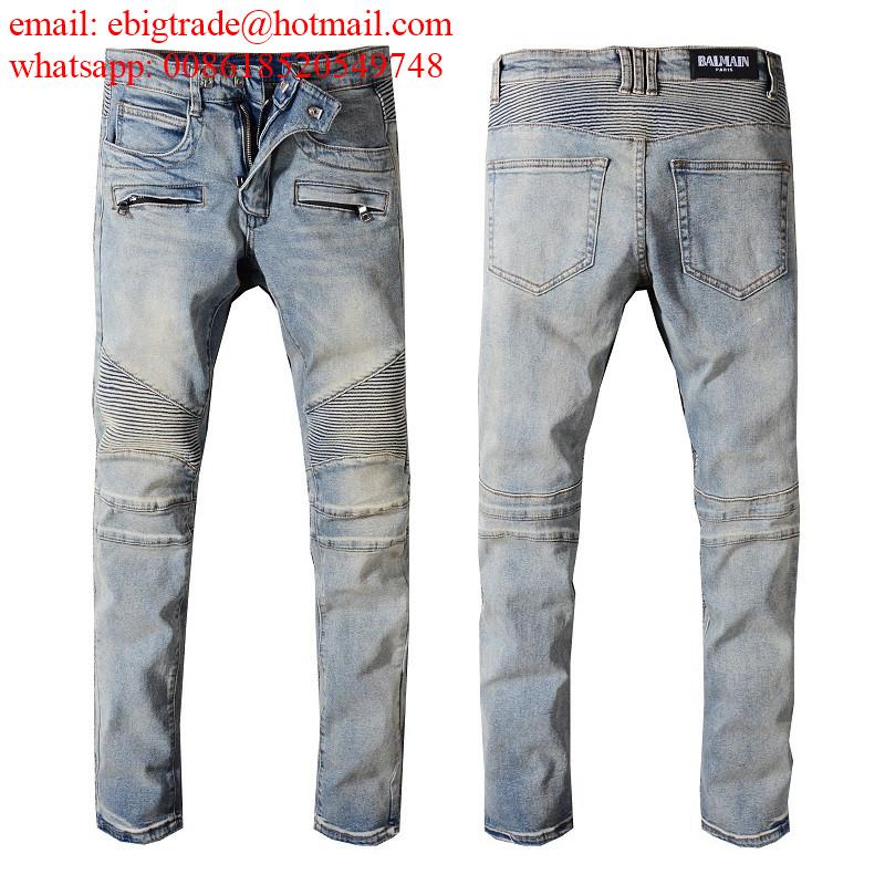 Wholesaler Balmain Jeans Balmain Biker Skinny Pants Jeans Cheap Balmain Jeans 4