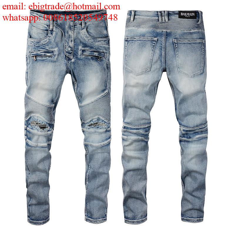 Wholesaler Balmain Jeans Balmain Biker Skinny Pants Jeans Cheap Balmain Jeans 5