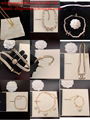 Wholesaler Cha-nel COCO Brand Earrings Pearl necklace hair barrette bracelets 19