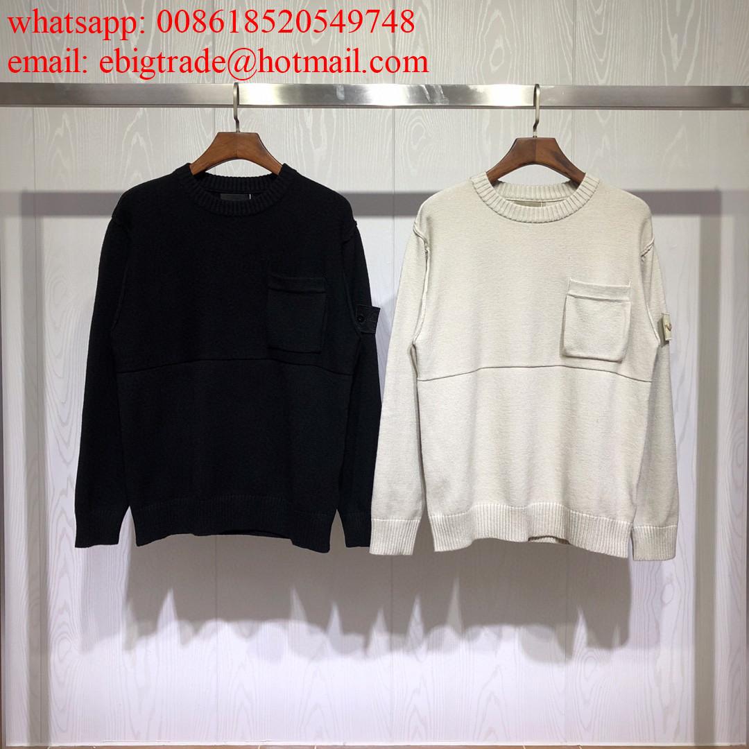 Cheap Stone Island Fleecewear Men Stone Island in furry wool nylon