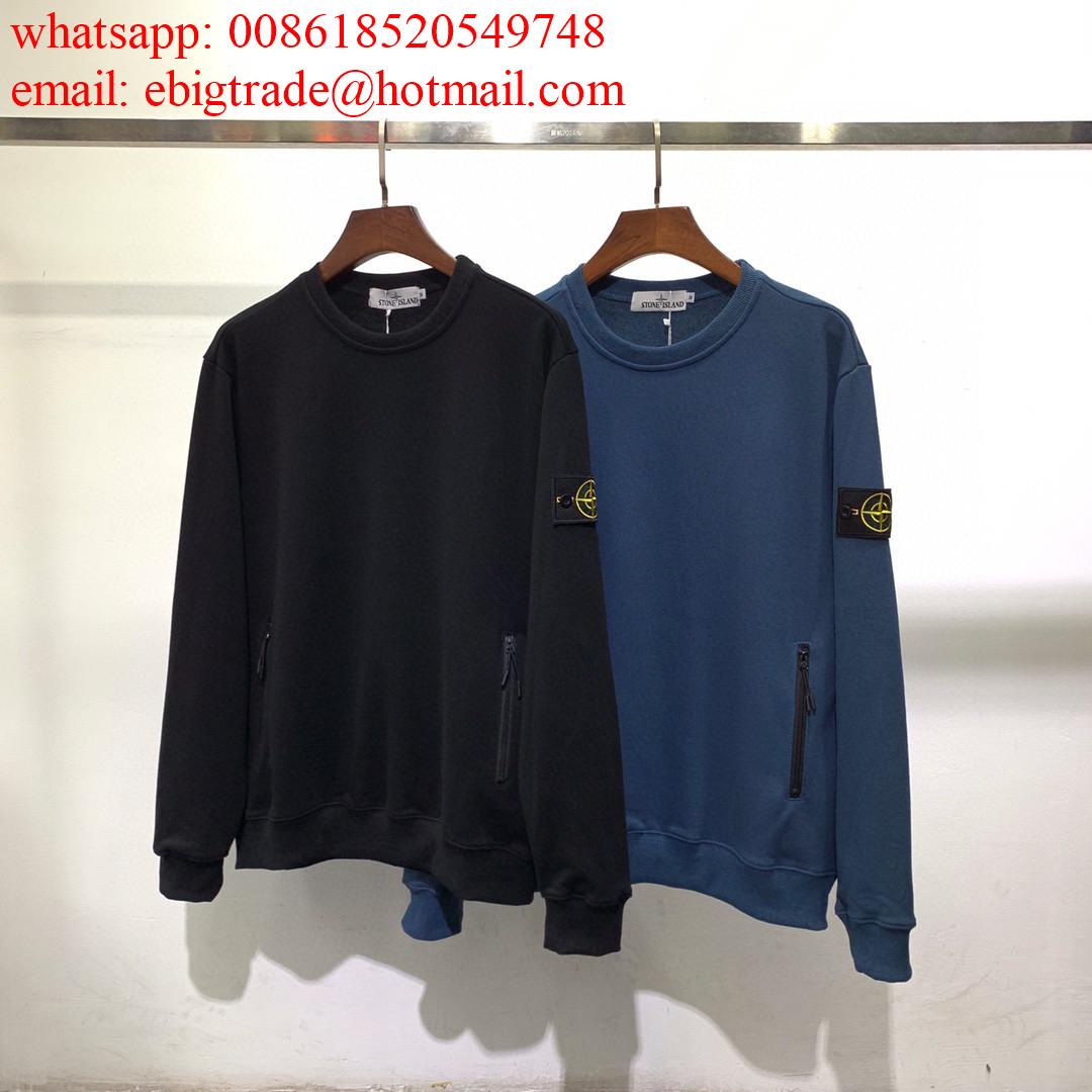 Cheap Stone Island Fleecewear Men Stone Island in furry wool nylon