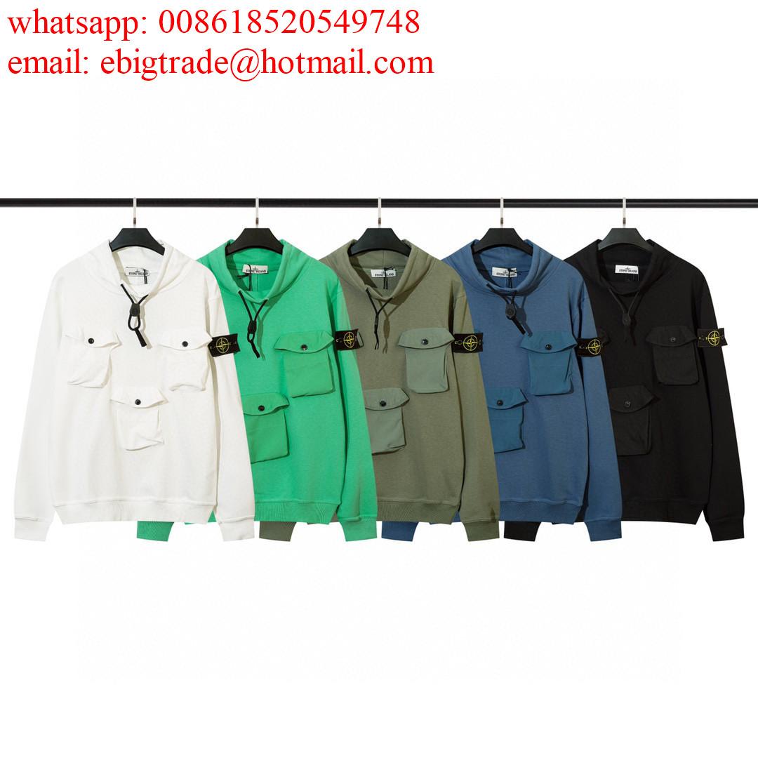 Cheap Stone Island Fleecewear Men Stone Island in furry wool nylon