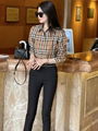 Cheap Burberry Check Shirts woman Burberry Vintage Checked Oversized Shirts