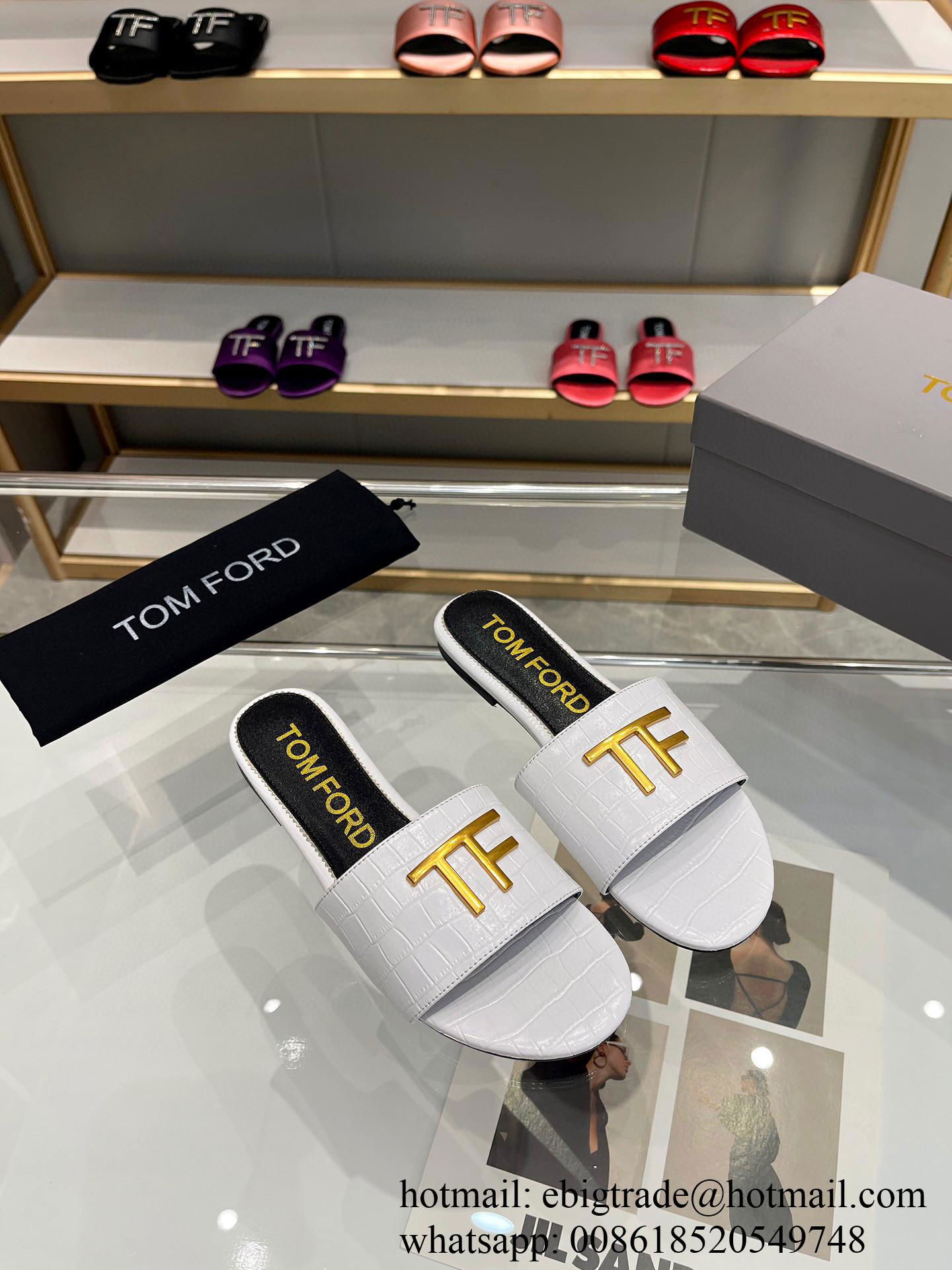 Wholesaler Tom Ford Sandals women Cheap Tom Ford Slides Tom Ford Slippers 