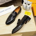               black leather shoes               dress shoes     hoes for men 1