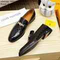 Louis Vuitton black leather shoes Louis Vuitton dress shoes LV shoes for men