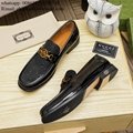               black leather shoes               dress shoes     hoes for men 6