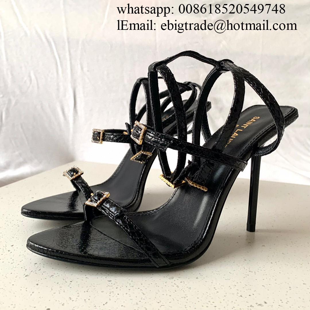 Saint Laurent Cassandra High Heel Sandals Saint Laurent Tribute Sandals heels 5