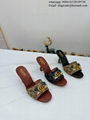 Wholesaler Gucci Leather sandals Cheap Gucci Marmont leather Mules Gucci Slides