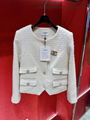 Chan-el Tweed Boucle Blazer Jacket Cha-nel tweed fluffy jacket coat