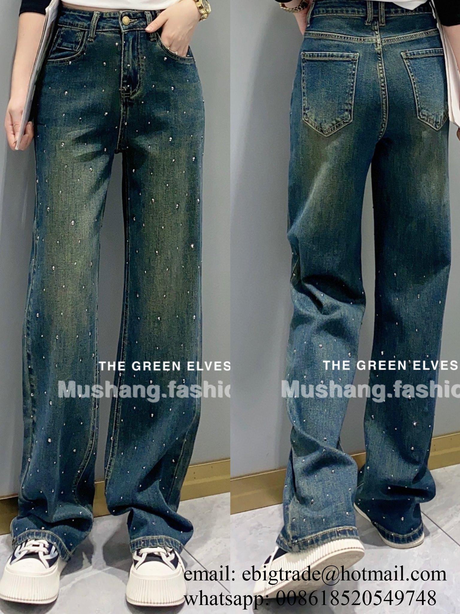 Miu Miu denim jeans woman Miu Miu Wide Leg Pants discount Miu Miu jeans 3
