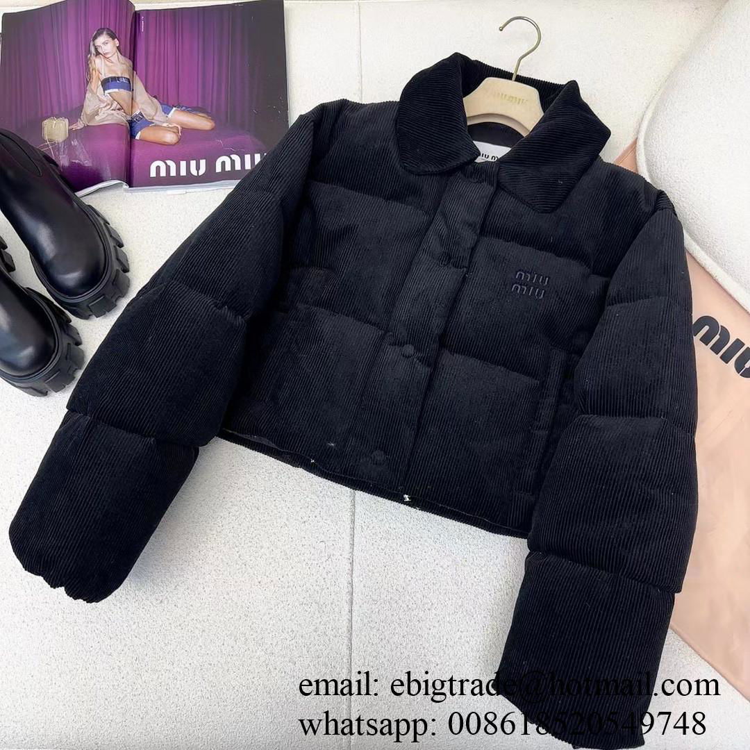 Cheap Miu Miu Jacket woman Miu Miu Checked Cropped Jacket Miu Miu Tweed jacket  3