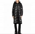 Moncler Black Long Goose Down Padded Long Puffer Jacket Moncler Jacket Women 