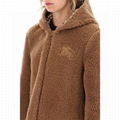 Cheap          women Jacket          Wool Hooded Coat with Classic Checkered  7