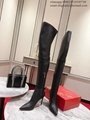 Over the Knee Leather Boots Cheap