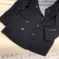 Sanit lauren YSL Double Breasted Wool Jacket YSL Suit Collar Diamond Jacket